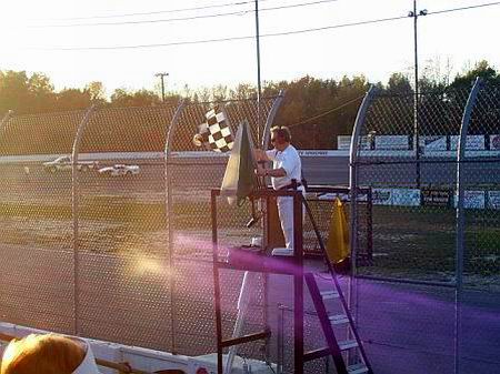 Auto City Speedway - Flag Stand From Randy (newer photo)
